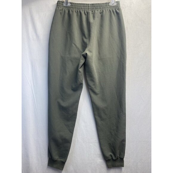 SPLENDID High-Rise Elastic Waist Joggers Pants Women Small Green Side Pockets - Picture 5 of 16